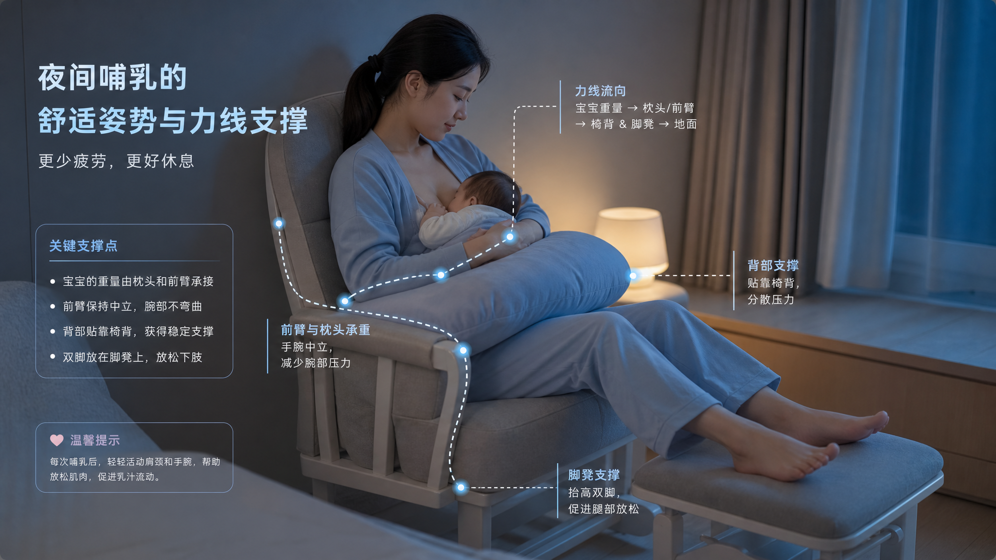 产后腰痛手腕痛别怪久坐：多半是喂奶姿势在伤你