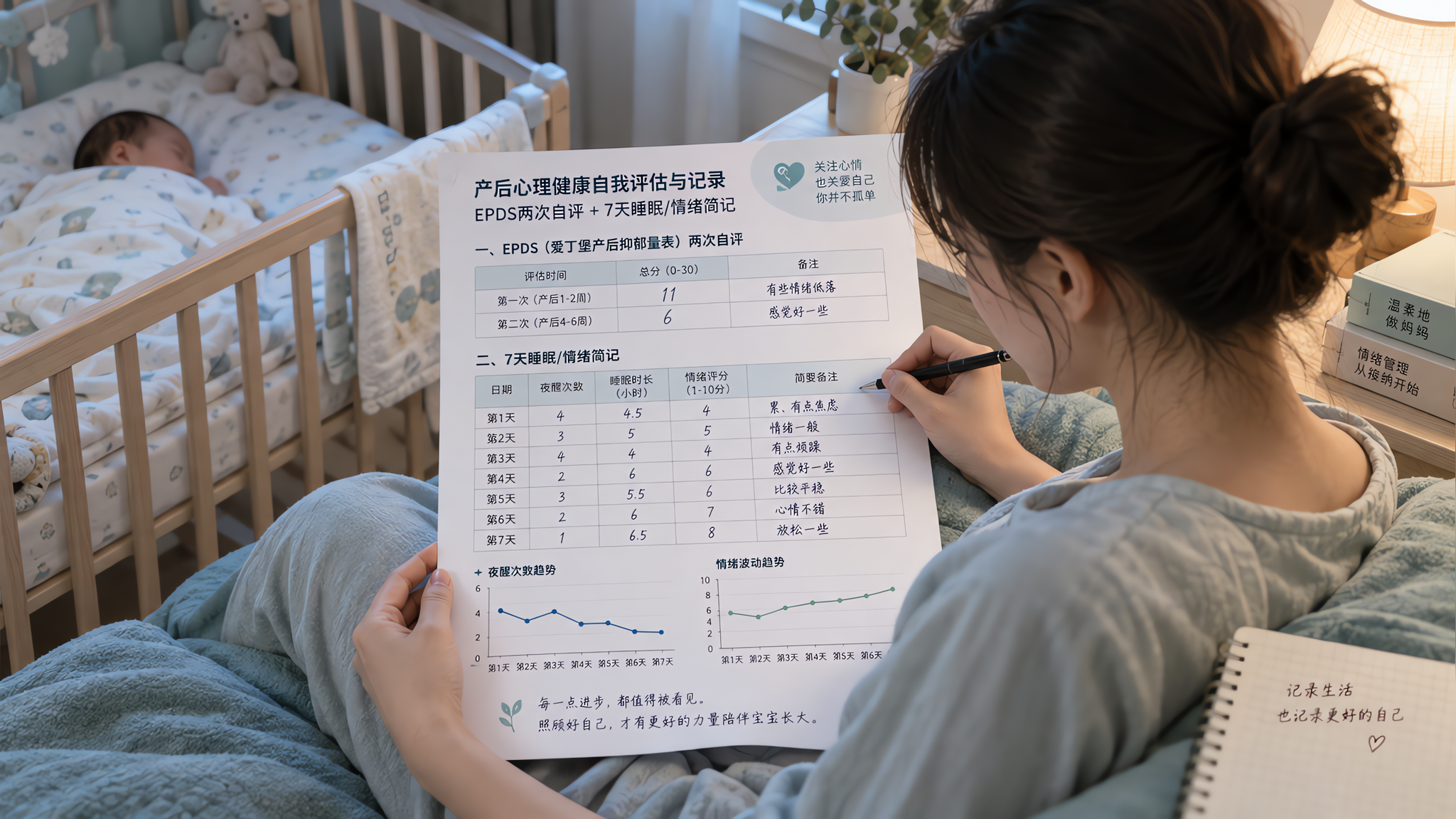 产后42天别只看伤口：EPDS两次自评更稳
