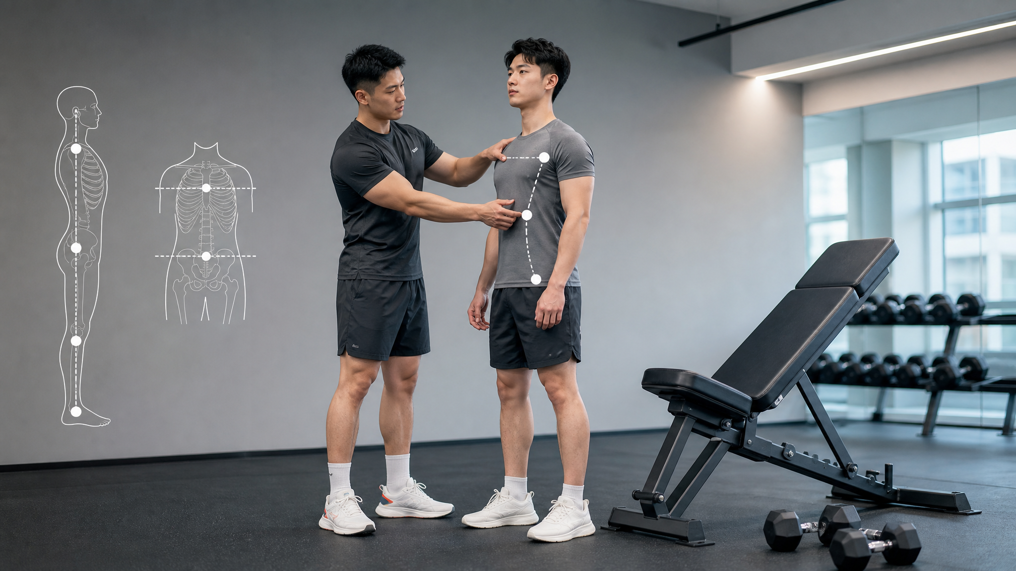 胸练得再满，核心一松就显塌：胸线腰线一起练的3步法