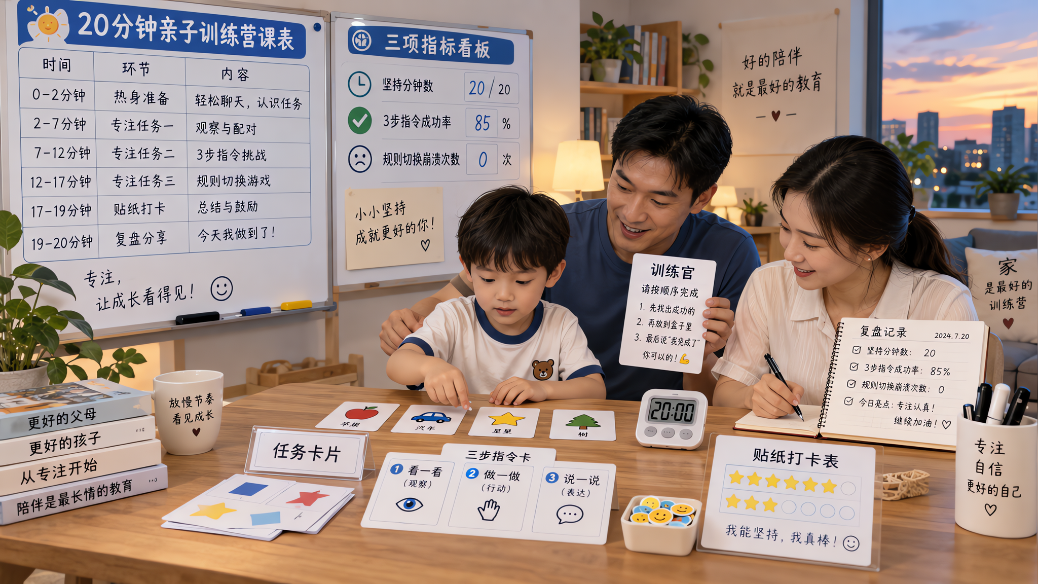 幼小衔接别再刷题内耗：每天20分钟搭家庭专注力训练营